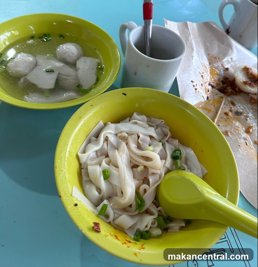 Noodles and Fish Balls