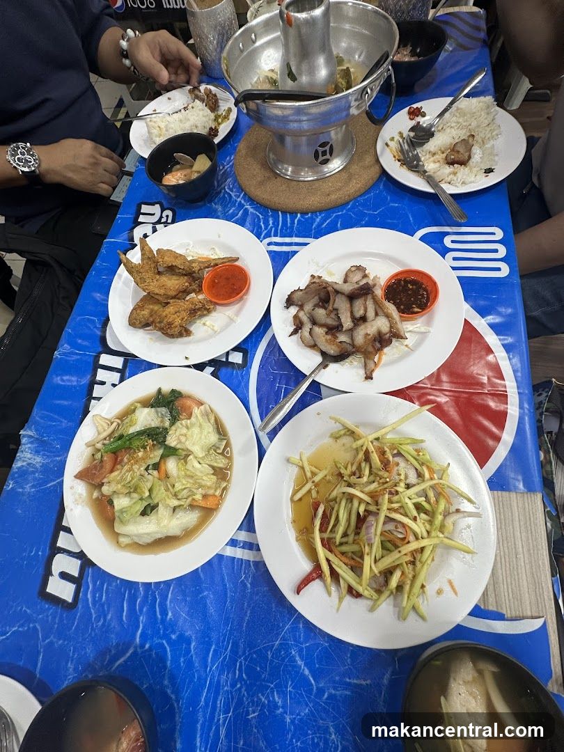 Table with Thai Food