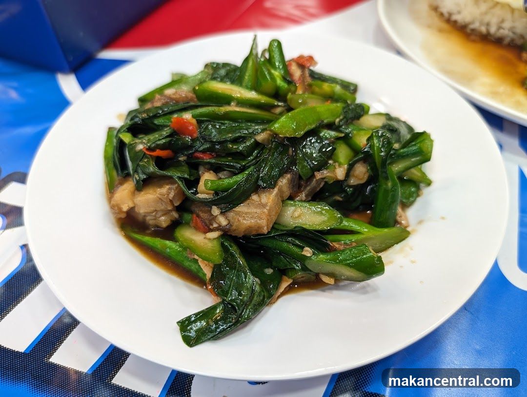 Stir-fried Chinese Broccoli with Pork Belly