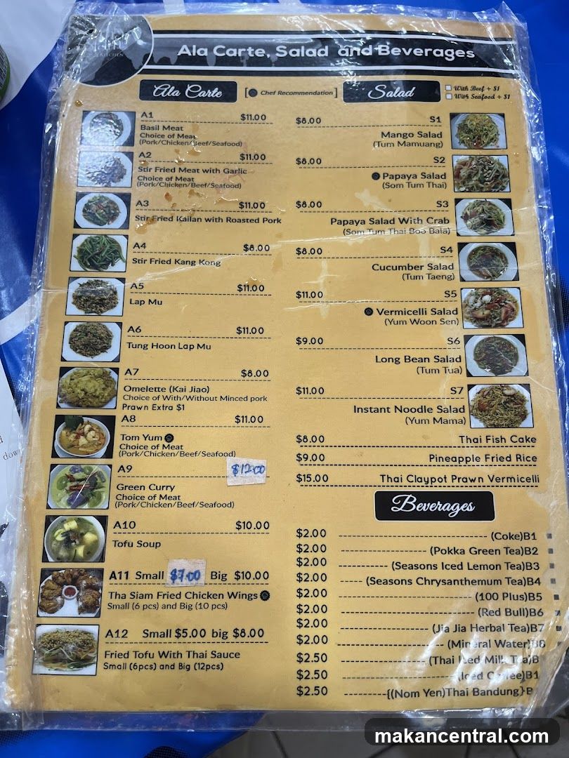 Ala Carte, Salad and Beverages