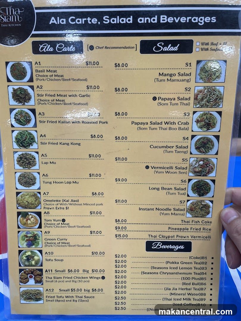 Ala Carte, Salad and Beverages