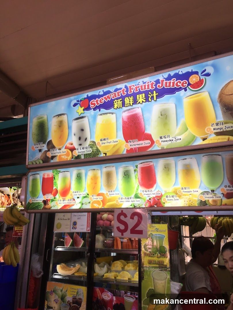 Stewart Fruit Juice Menu