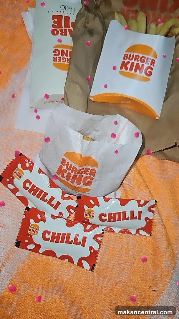 Burger King Food Items