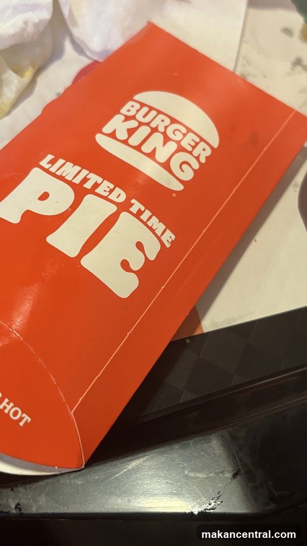 Burger King Pie Box