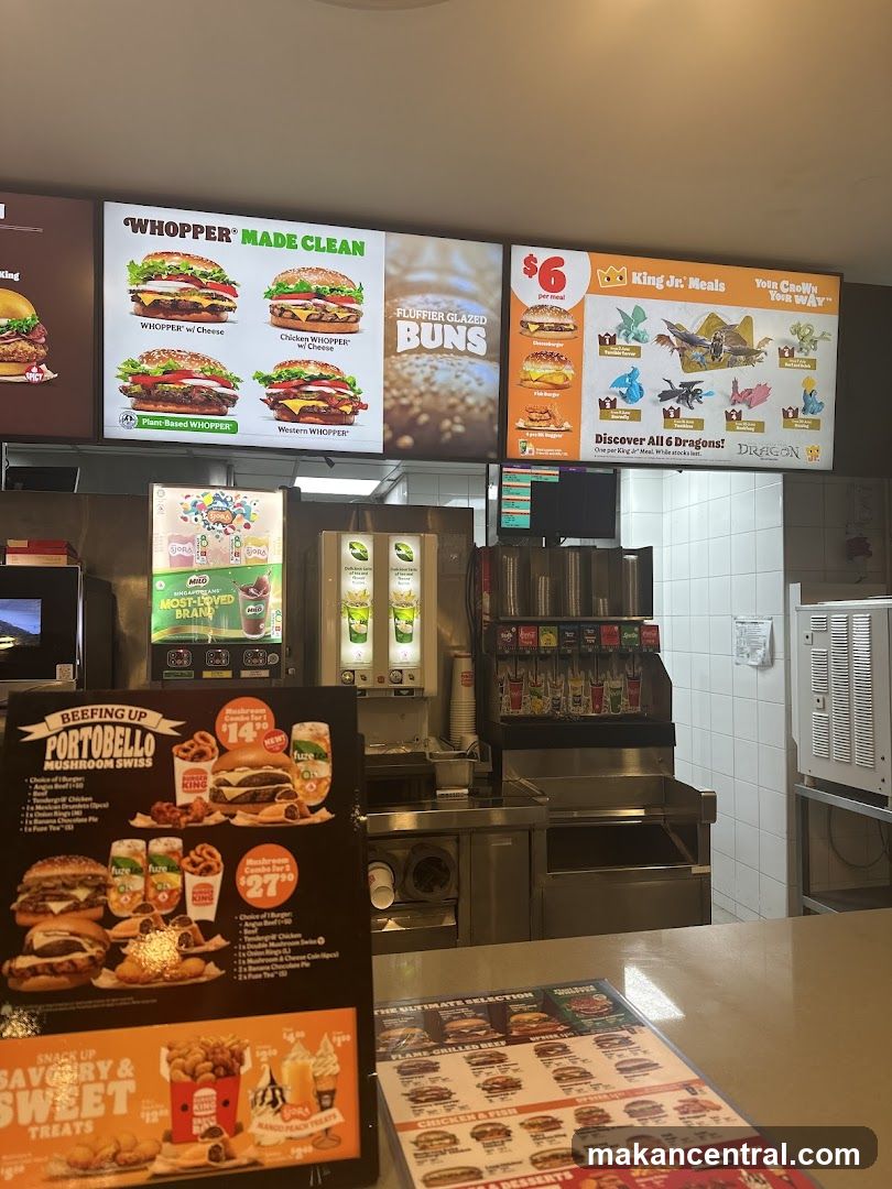 Burger King Menu and Displays