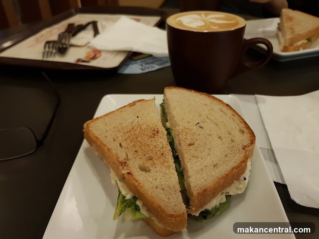 Sandwich and Coffee