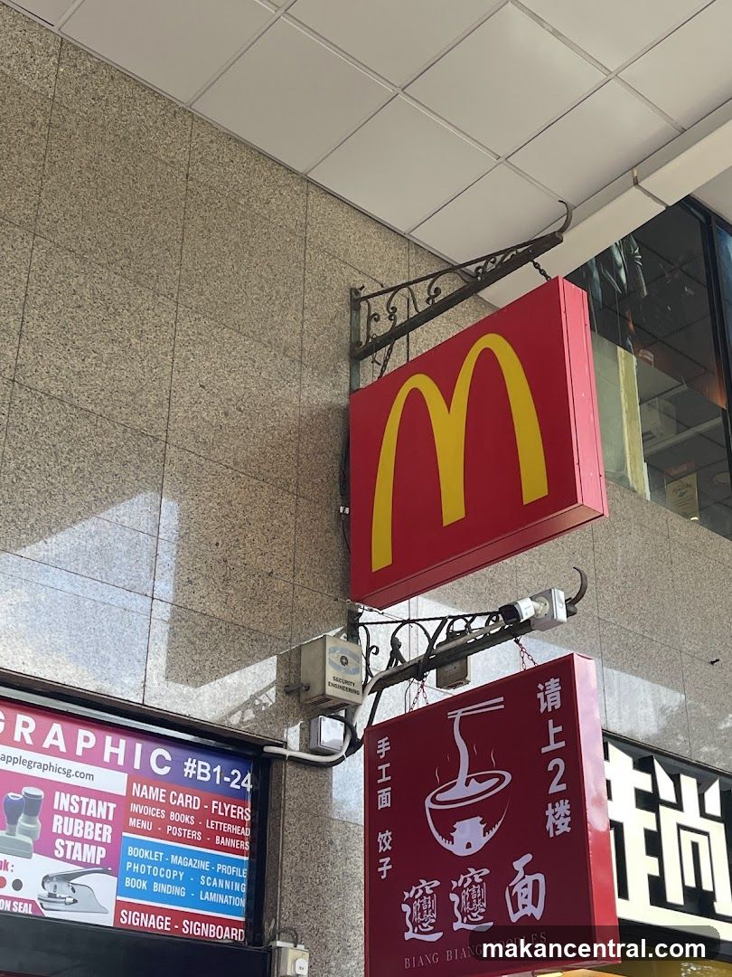 McDonald's and Noodle Shop Signs