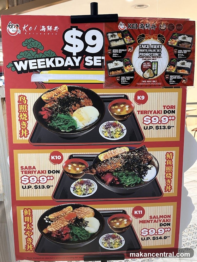 Kei Kaisendon Weekday Set Promotion