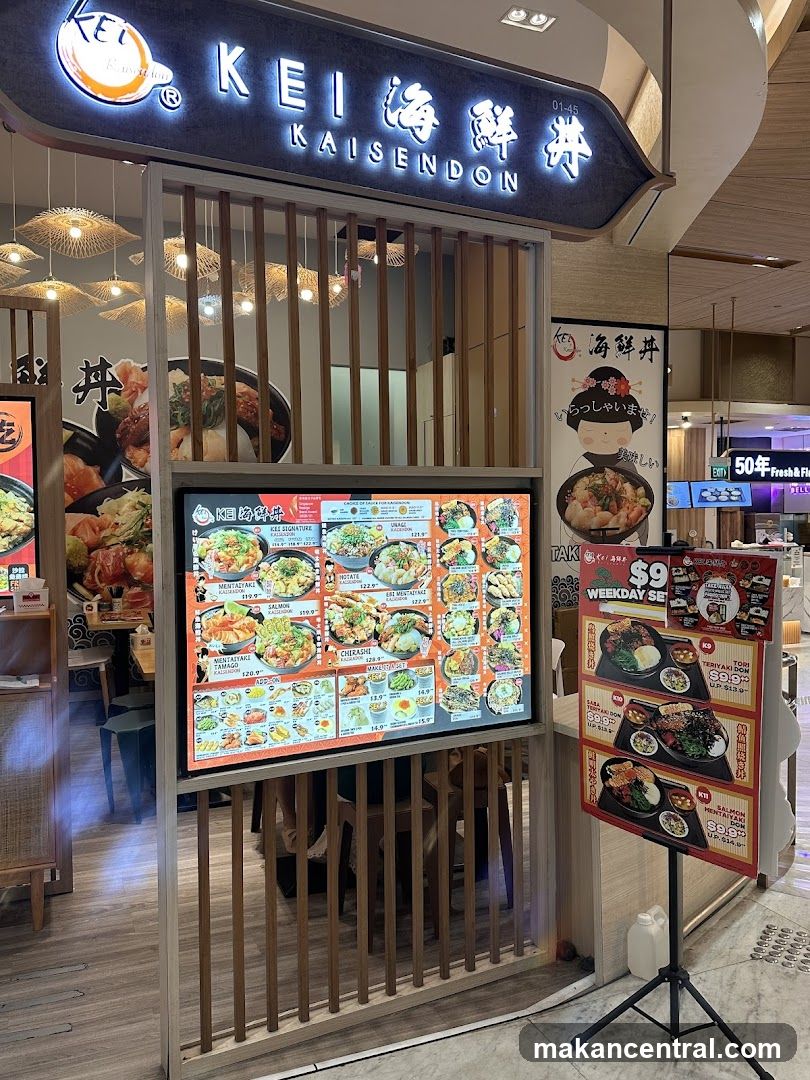 Kei Kaisendon Menu Display