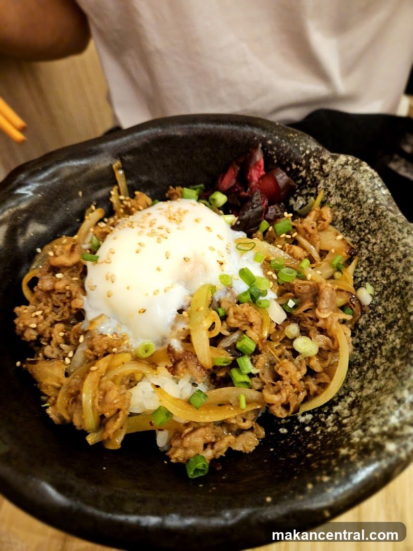Beef and Egg Rice Bowl
