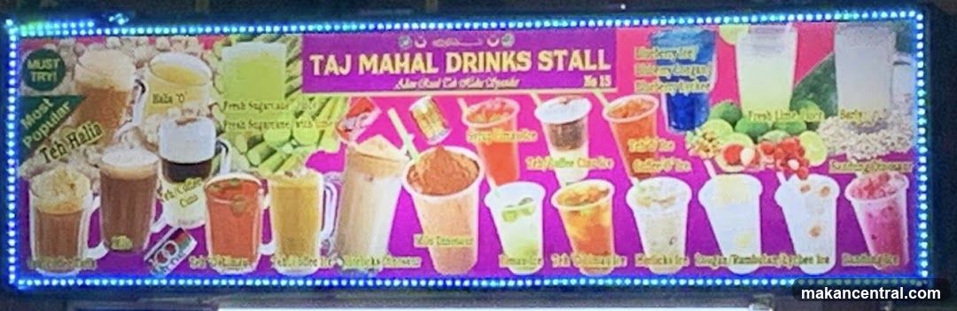 TAJ MAHAL DRINKS STALL