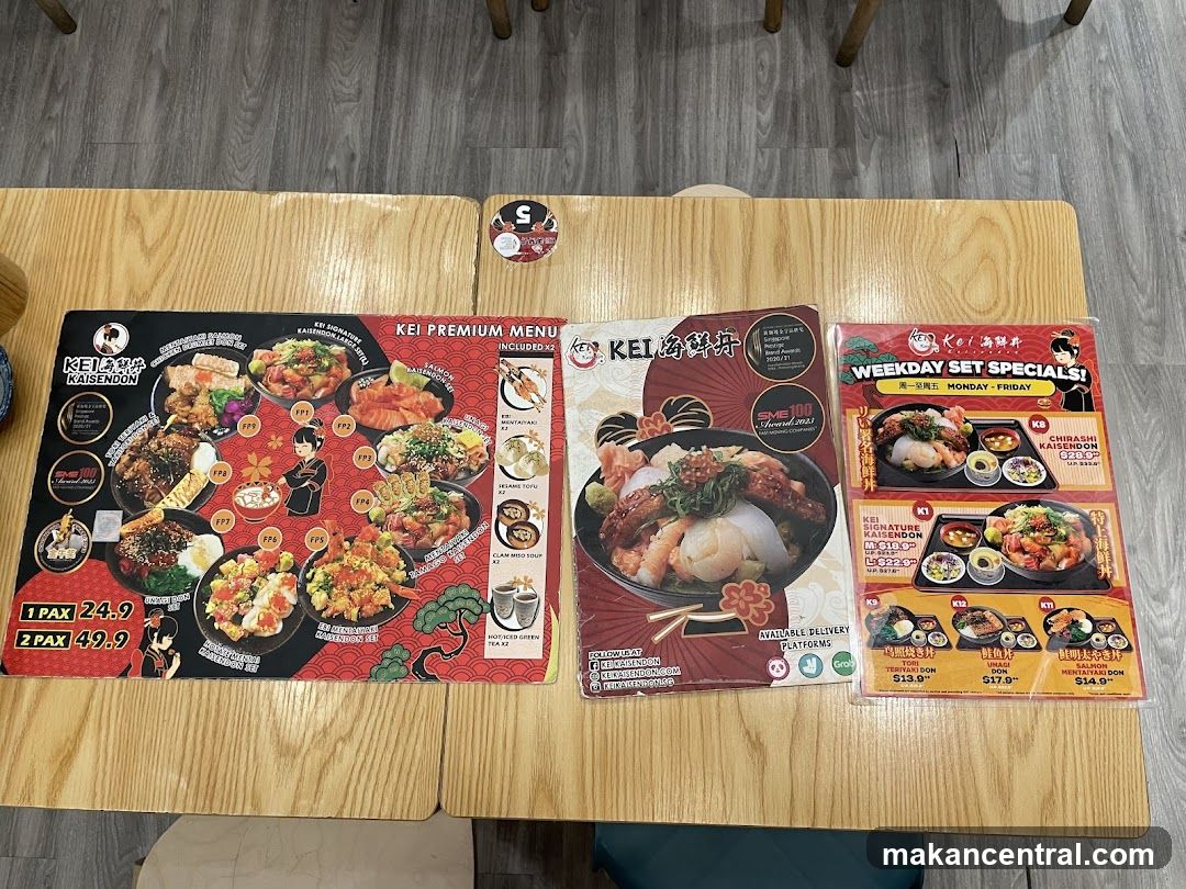 KEI PREMIUM MENU & WEEKDAY SET SPECIALS