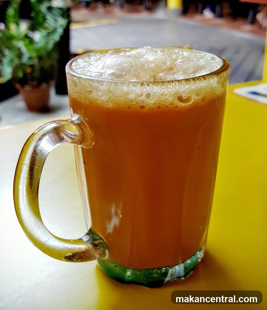Iced Tea with Foam