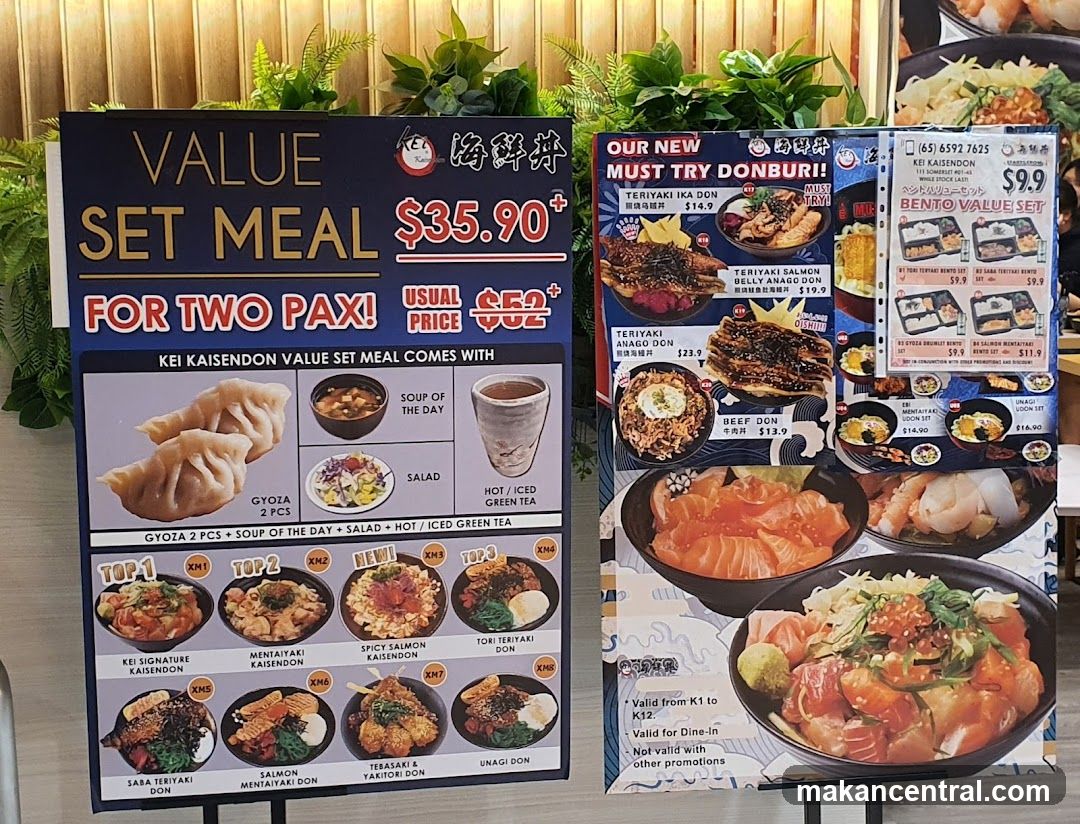 Food Menu Displays