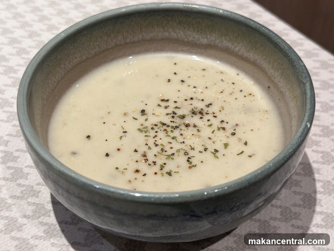 Creamy Soup with Seasoning