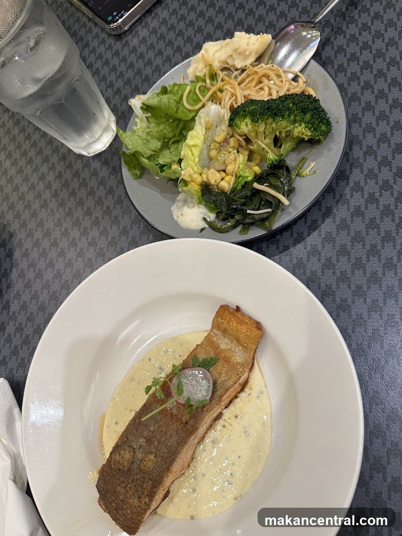 Salmon and Salad