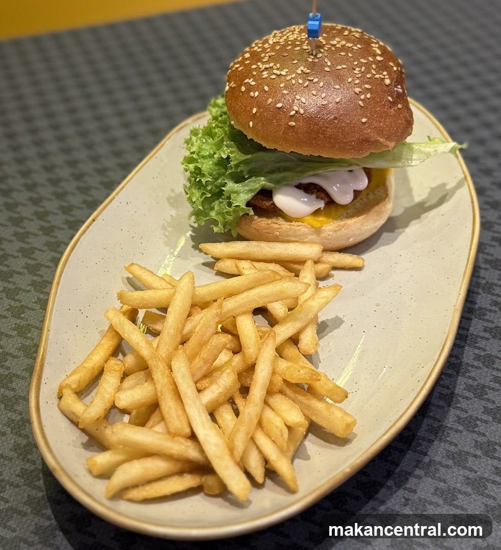 Burger and Fries