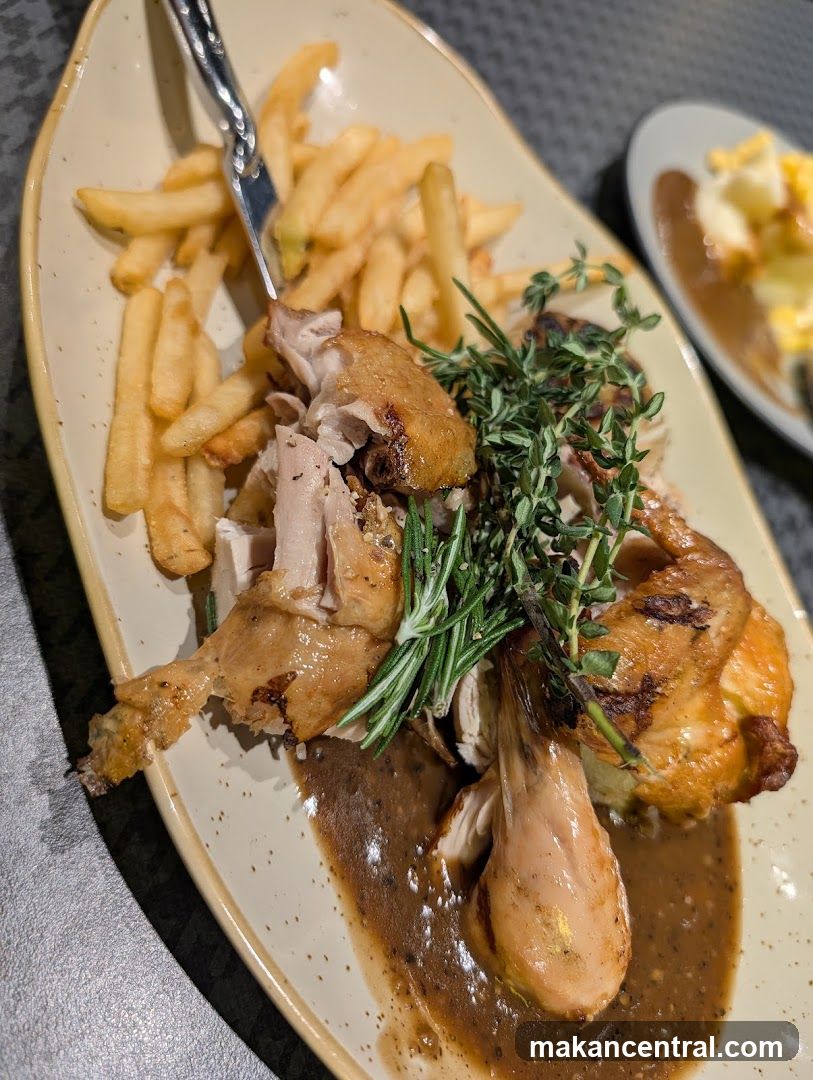 Roast Chicken with Fries