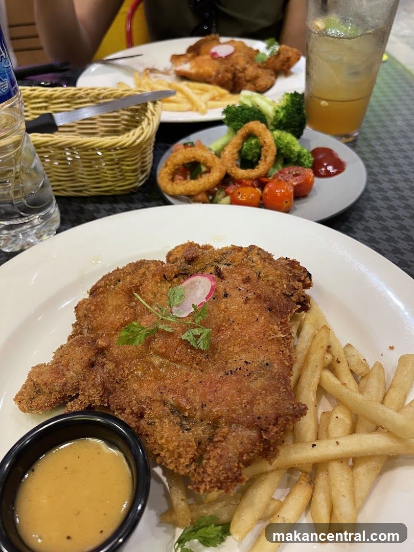 Fried Chicken and Fries