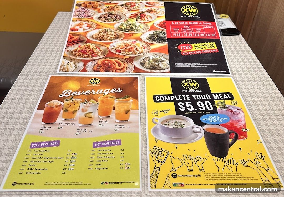 Western Grill Menu and Promotions