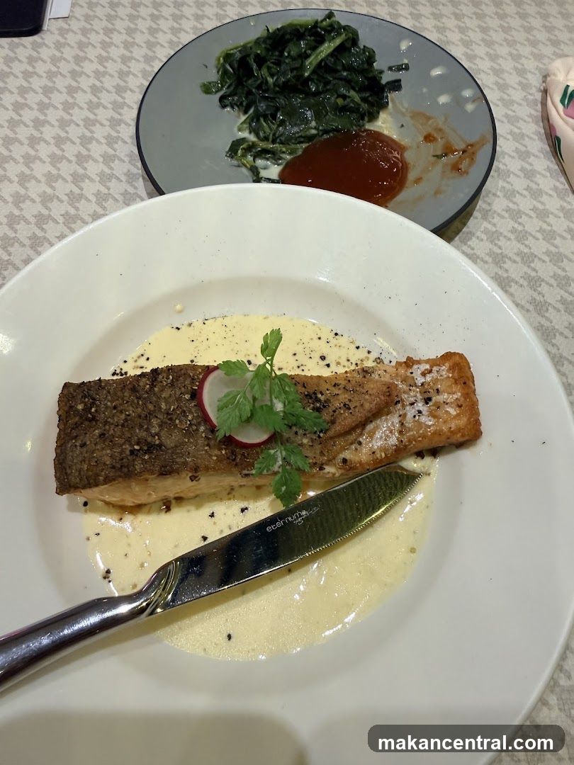 Salmon with Greens