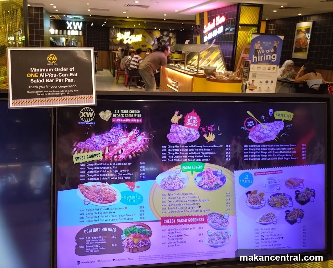 Western Grill Menu