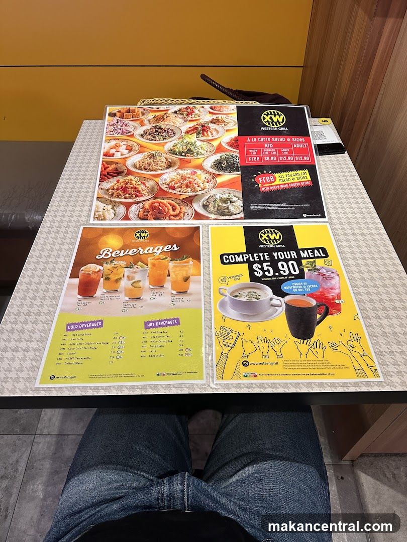 Western Grill Menu