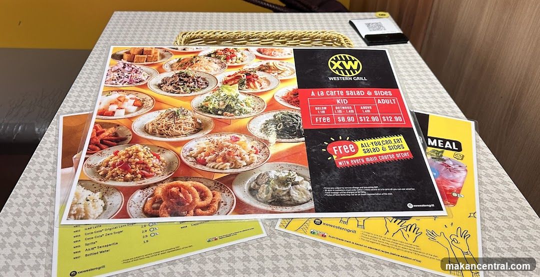 XW Western Grill Menu