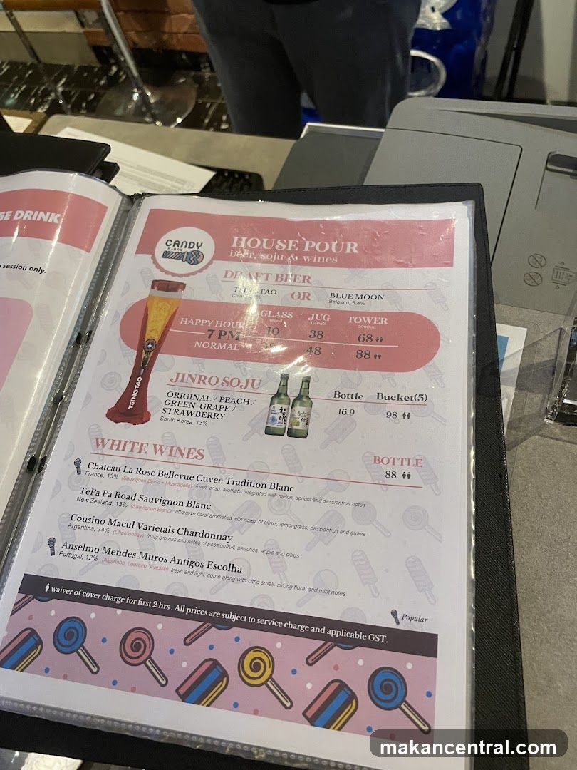 House Pour Beer, Soju & Wines