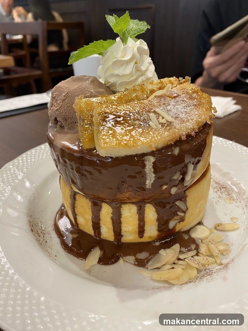 Chocolate Banana Pancakes