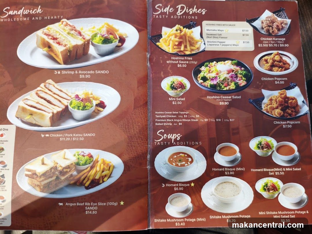 Sandwich, Side Dishes, Soups
