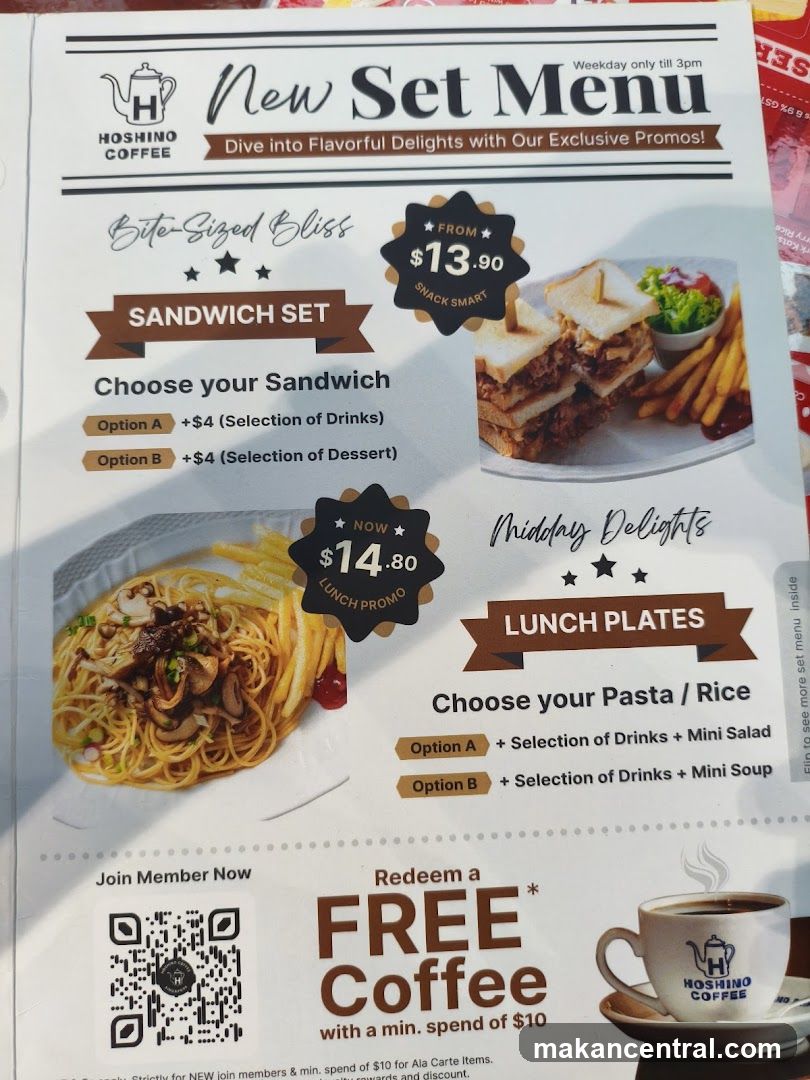 New Set Menu