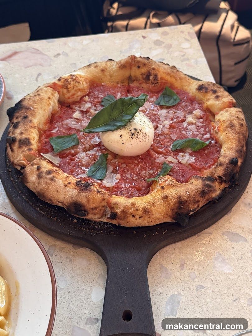 Pizza with Burrata