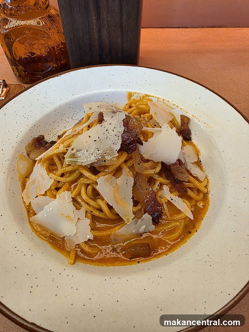 Spaghetti with Bacon and Parmesan