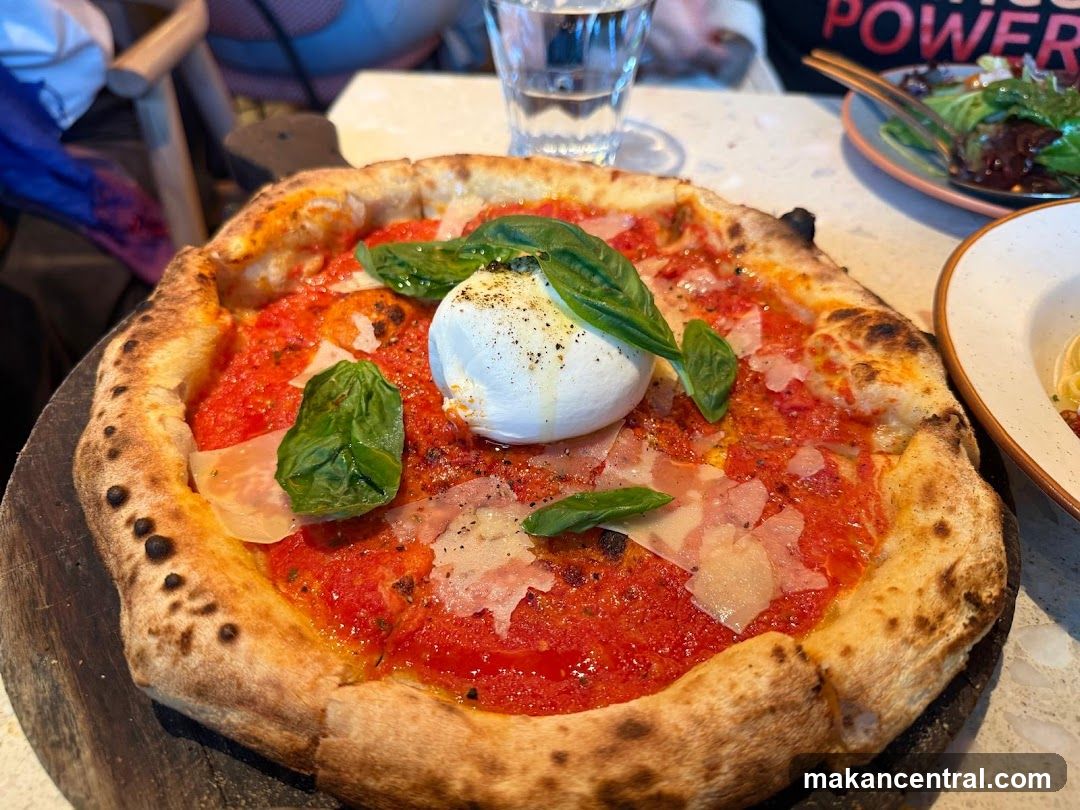 Pizza with Burrata