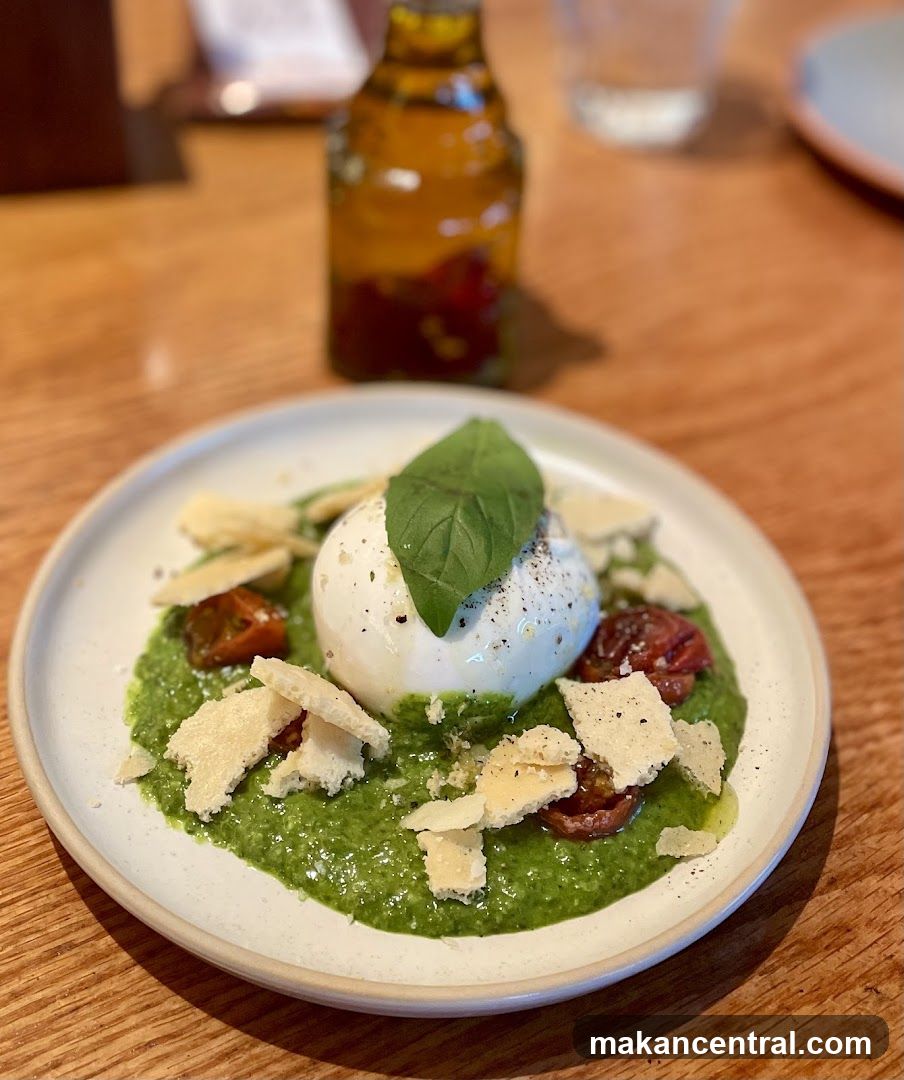 Burrata with Pesto