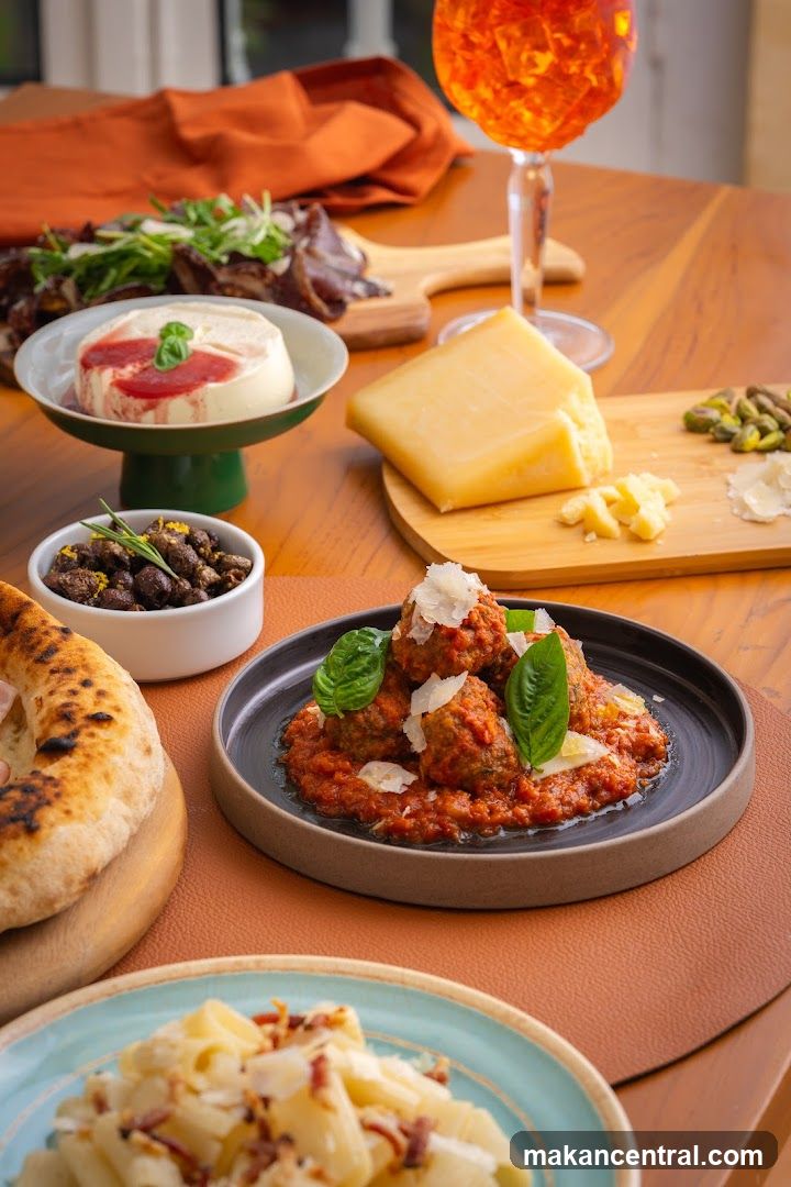 Italian Food Spread