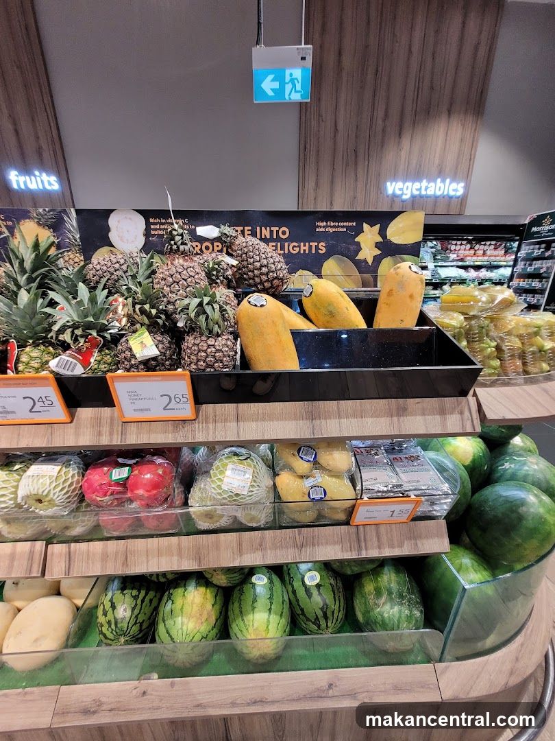 Fruit and Vegetable Display