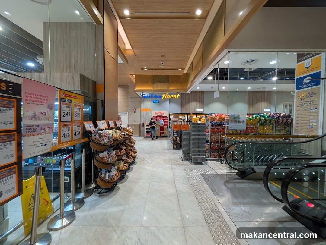 Supermarket Interior with Promotions