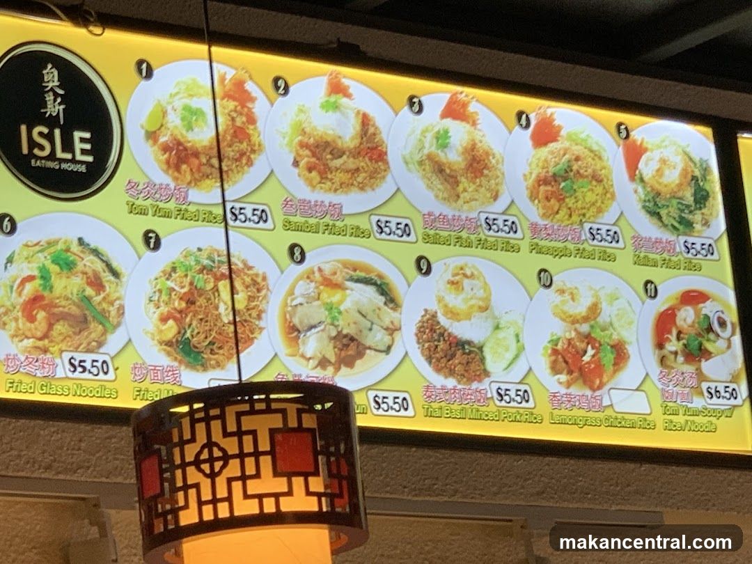 ISLE EATING HOUSE Menu