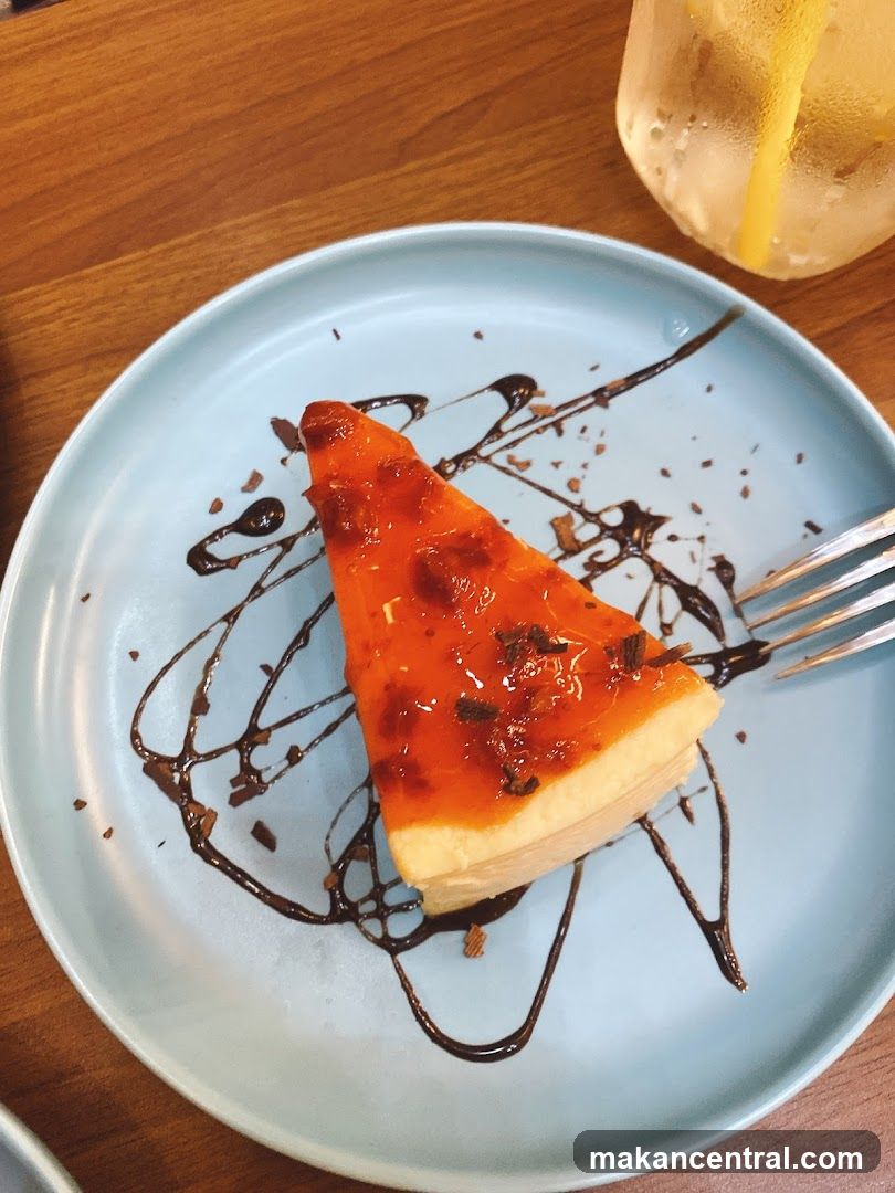 Dessert Slice with Chocolate Drizzle
