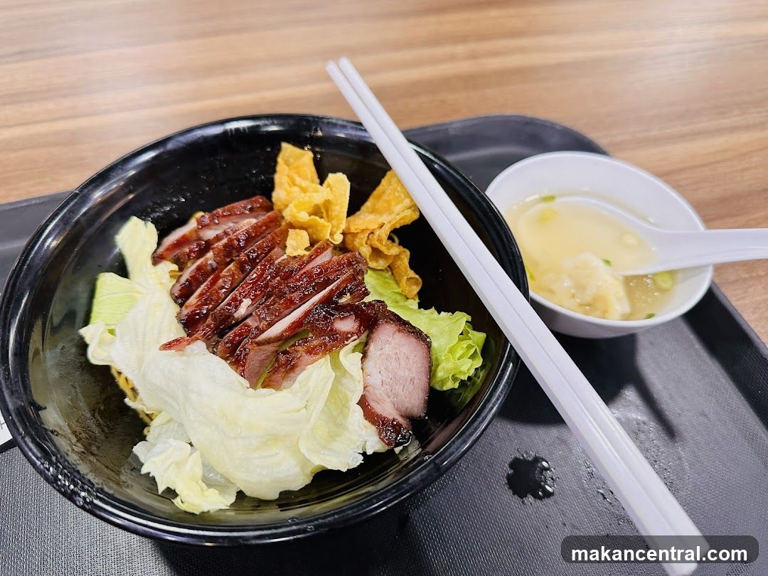 Char Siu Noodles with Wonton Soup