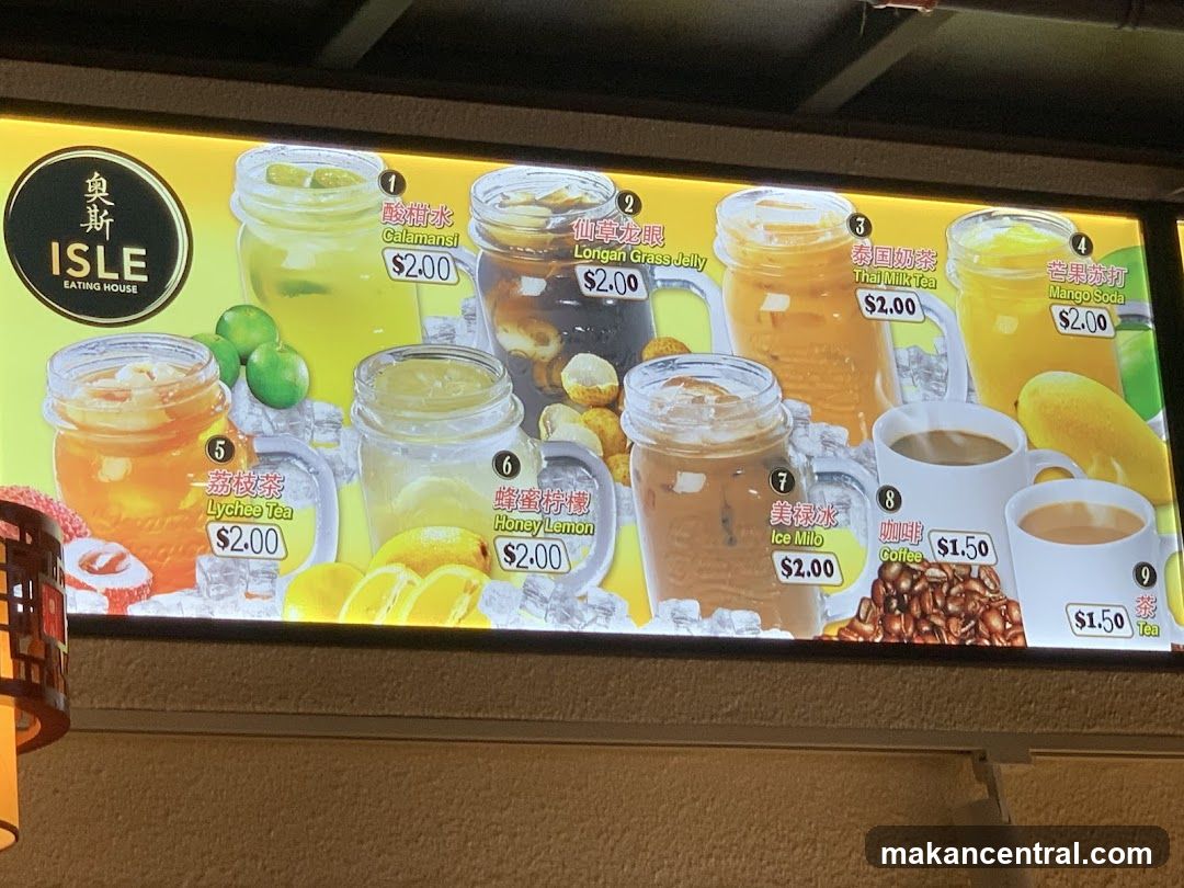 ISLE EATING HOUSE Drinks Menu