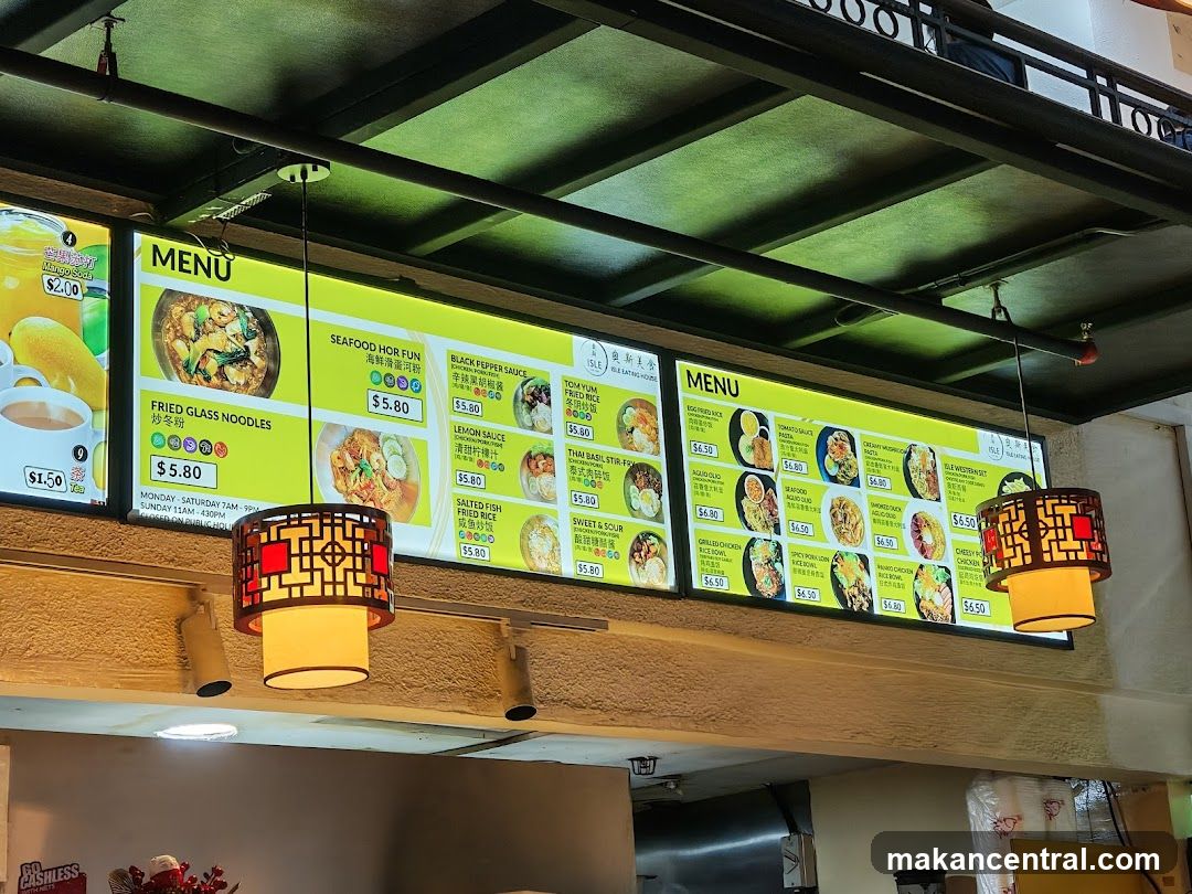 ISLE EATING HOUSE MENU