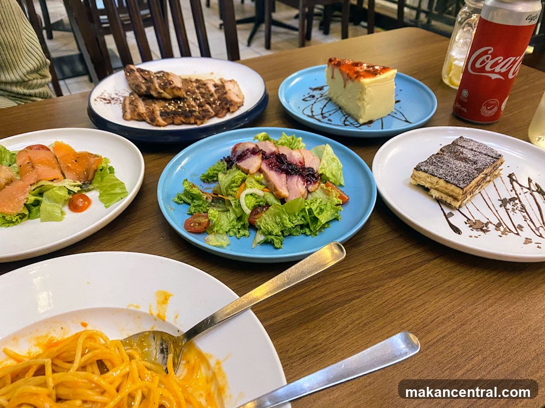 Assorted Dishes and Dessert