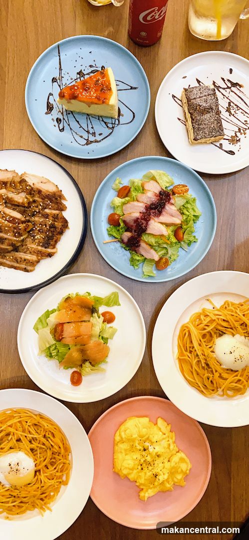 Assortment of Dishes and Desserts
