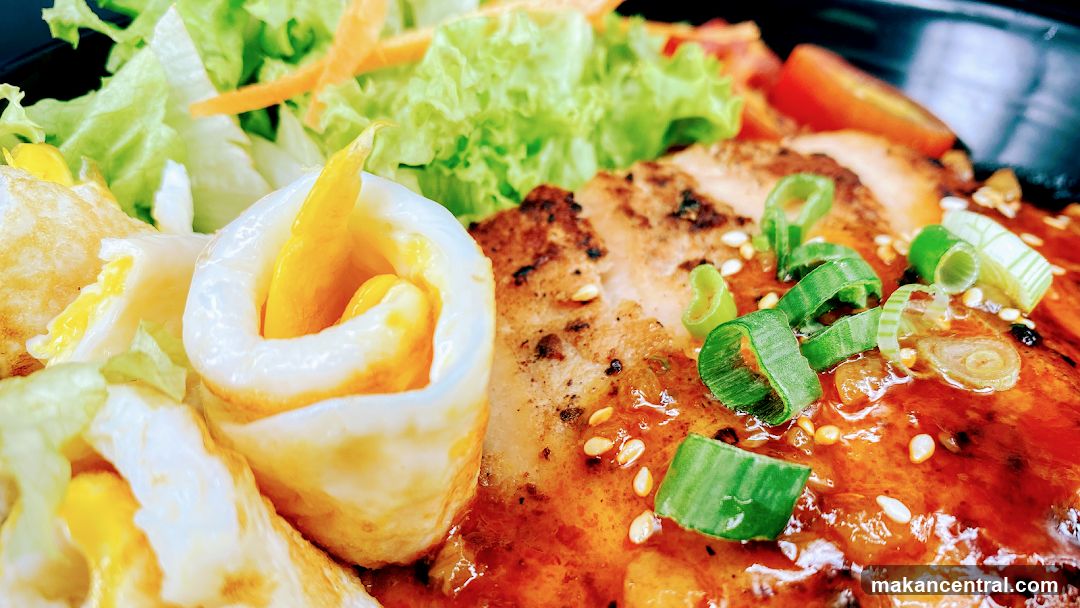 Close-up of a Salmon Dish