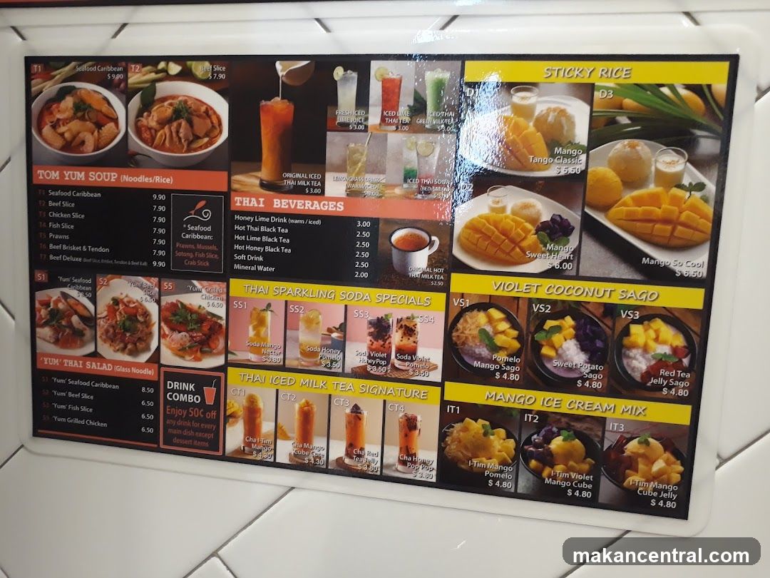 Thai Menu