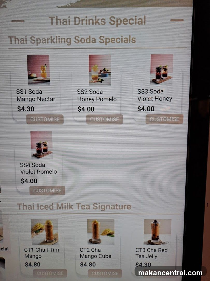 Thai Drinks Special