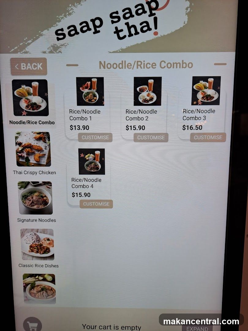Noodle/Rice Combo